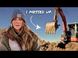 I Got Reported. // Installing Septic on my OFF-GRID Land