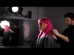 Layered Haircut & Pink Hair Transformation – Step-by-Step Guide