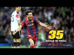 Lionel MESSI'S Record Breaking 35 Goals in Finals!