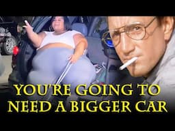 Entitled morbidly obese 'rapper' sues Lyft because she's too fat for a car