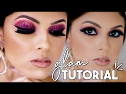 MAQUIAGEM GLAM USANDO AS ÚLTIMAS COMPRINHAS DE MAKE | Bia Anjos ♥