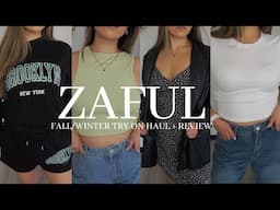 ZAFUL REVIEWS | fall winter try on clothing haul, trendy fashion (huge discount code!)