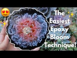 FOOL PROOF Epoxy Resin Bloom! (Step by Step Resin Art For Beginners)