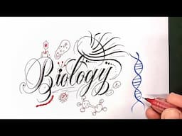 How to write Biology front page design in very stylish and beautiful way