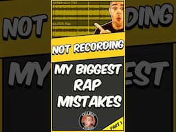 My Biggest Rap Mistakes PART 1: Not Recording Fast Enough #songwriting #howtorap #rap #hiphop