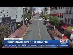 Gas Lamp promenade now open to traffic: what this means