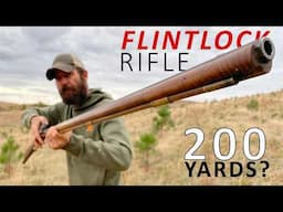 How Accurate is a FLINTLOCK Rifle? 200 Yards Black Powder!