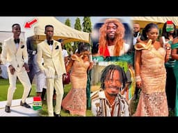 EXCLUSIVE: Ghana Jesus & Bride arrive at their wedding in style. Father Ankrah surprises them