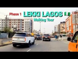 Life in Lekki Phase 1, Lagos Nigeria, New Look of Lekki, Sunset Walking Tour🚶‍♂️