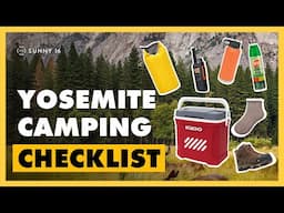 Camping Checklist: The ULTIMATE Yosemite National Park Packing List