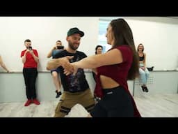 Maxim & Oksana #Zouk demo | Easy On Me