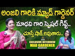 అంజలి గారికి మాధవి గారి స్పెషల్ గిఫ్ట్ |@MADGARDENER Mad Gardener Madhavi Interview |SignatureStudio