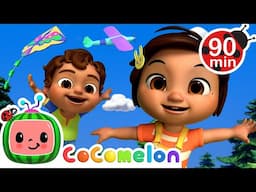 Nina's Flying Song! | Best of Nina's Familia! | CoComelon Nursery Rhymes & Kids Songs