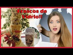 "Decora tu Casa con Frascos Reciclados: Ideas Navideñas Fáciles"