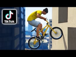 Recreating VIRAL GTA 5 STUNTS on Tik Tok #58! 🔴LIVE