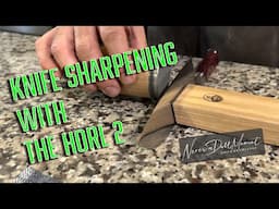 Sharpening with the HORL 2 knife sharpening system - Takamura R2/SG2 Steel.