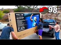 Can you Handle a 98" TV? Super Bowl Giveaway!