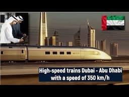 Sheikh Hamdan / فزاع FAZZA / High-speed trains Dubai - Abu Dhabi with a speed of 350 km/h