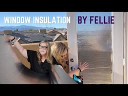 Fellie Reflective Window Insulation for Winter and Summer,  Double Side Aluminum Foil Insulation