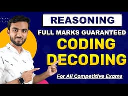 Coding Decoding | Reasoning | For All Competitive Exams | Tips & Tricks in Hindi | Well Academy