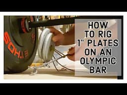 HOW TO RIG 1” PLATES ON A 2” OLYMPIC BAR WITH PARACORD