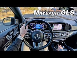 Maybach GLS 600 Morning Commute - Uber Luxury Coffee Run (POV Binaural Audio)