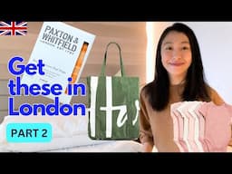 LONDON UK MUST BUY BRANDS (PART 2) | shopping tips, best places to shop, what to buy