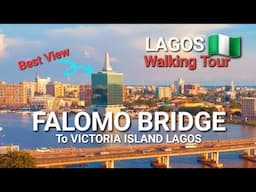 Life in Lagos Nigeria, Walk Through Falomo Bridge to Victoria Island🚶‍♀️