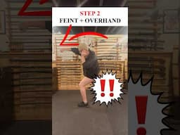 How To SET UP a POWERFUL OVERHAND 💥 #Shorts #MMA #Training