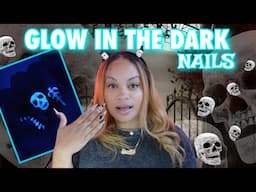 HALLOWEEN GLOW IN THE DARK SKULL NAILS 💀 | LGNPRO