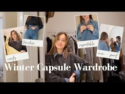 Winter Capsule Wardrobe | ...the mom-proof but beautiful, timeless, and repeatable version