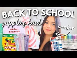 SCHOOL SUPPLIES HAUL 🔖 target, amazon, cute stationery!