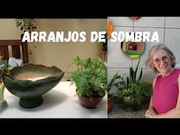 ARRANJOS DE PLANTAS DE SOMBRA E PAPO GOSTOSO PELA MANHÃ