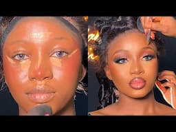 Step by step brown skin makeup tutorial