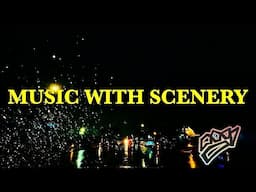 Music with Scenery! Bert’s Eye View! A Rainy Drive Around San Diego! Commercial FREE!