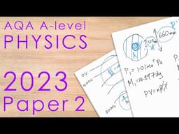 AQA 2023 Paper 2 - A-level Physics Past Paper