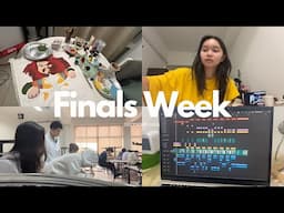 college diaries ep. 8 ✨🐯💛 || realistic no edit finals vlog in fine arts