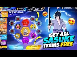 How To Get All Rare SASUKE BUNDLE in 0 Diamonds💎 Free || Sasuke Ring New Event || Free Fire Max