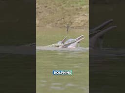 River Dolphins Play With an Anaconda?! 🐬