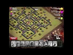 CLASH OF CLANS - EPIC 3 STAR RAID USING HOGS IN CLAN WARS + ANOTHER 2 STAR RAID WITH GOWIWIPE