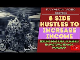 8 SIDE HUSTLES to increase your income|Sideline to achieve your dreams