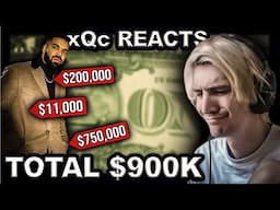 xQc Reacts to - how much is your outfit? ft. Drake 900k outfit