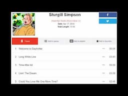 Sturgill Simpson - Long White Line (Acoustic)