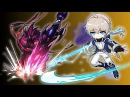 Maplestory M - 25m Cap, 150k HP Erel vs Hard Damien Multi (Destruction Did 42% of My Damage!)