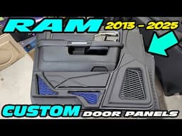 2013 -2025 RAM 1500 / 2500 FRONT CUSTOM DOOR PANELS - SEMA BUILD