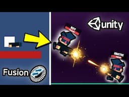 Unity Photon Fusion Tutorial - Building a 2D Multiplayer Game in C#! #gamdev #unitymultiplayer