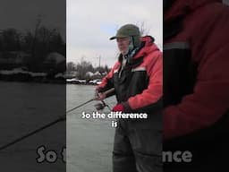 2 fishing techniques sweeping, up and down