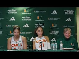 Tricia Cullop, Natalija Marshall, Cameron Williams postgame presser vs. Virginia (1/30/25)