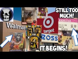 TOY HUNTING FINDING NEW FIGURES - CHEAP MARVEL LEGENDS WRESTLING MCFARLANE TOYS SIMPSONS EPS382