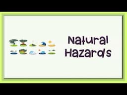 Natural Hazards